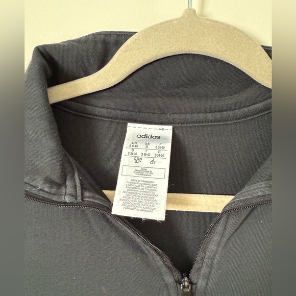 adidas black long sleeve shirt dress size small - Picture 2 of 3
